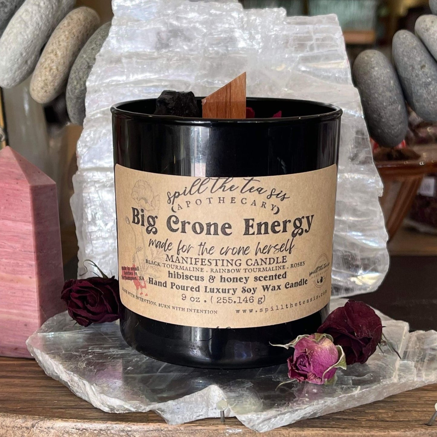 Big Crone Energy Soy Wax Intention Candle - 9oz