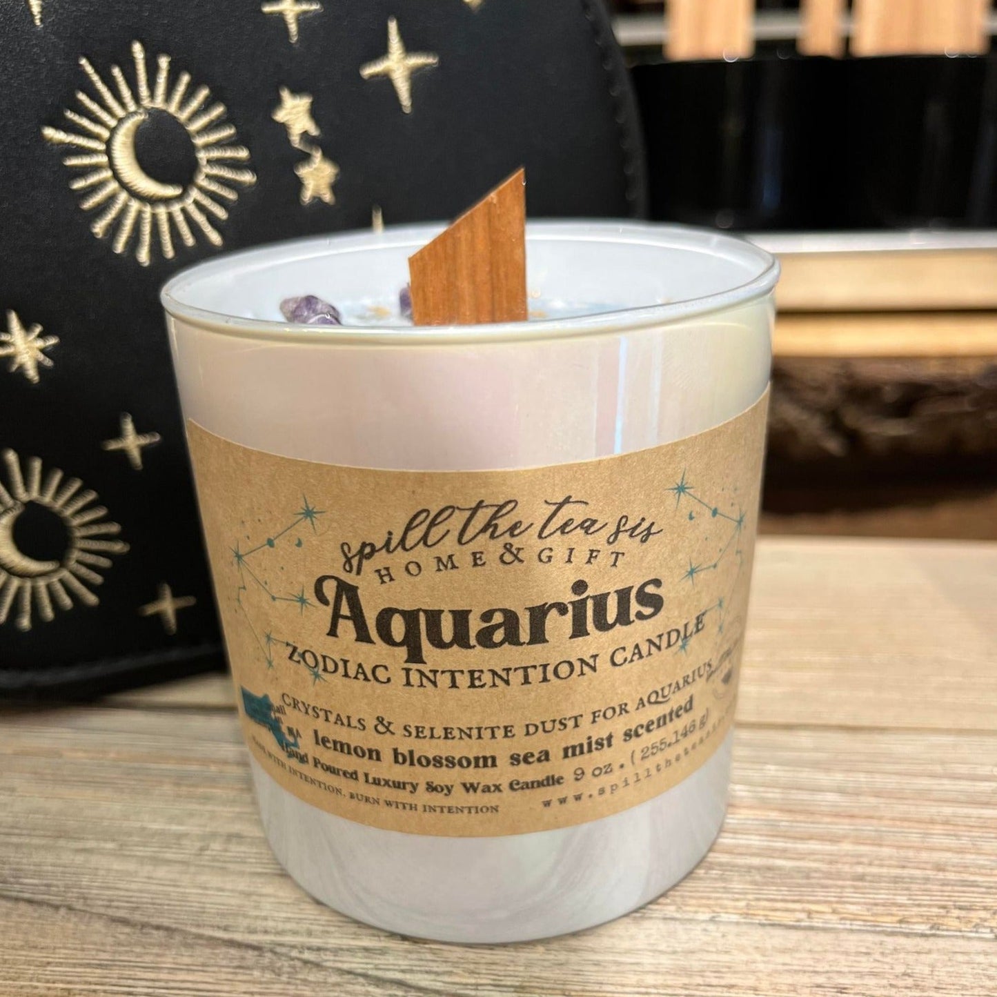 S - Aquarius Zodiac Jar 9oz Candle