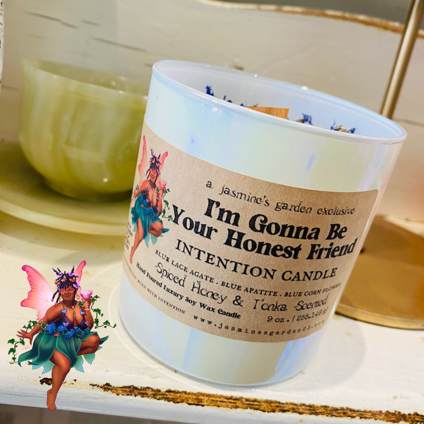 I'm Gonna Be Your Honest Friend Organic Coconut Soy Wax Intention Candle - 9 oz