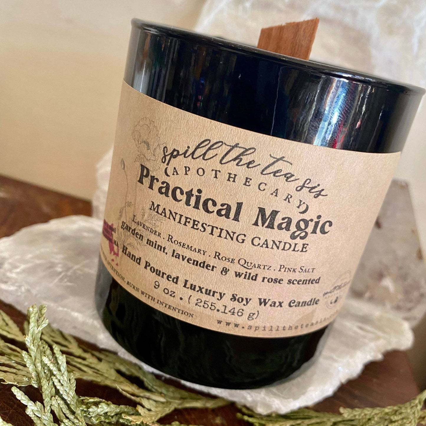 WHOLESALE :: Practical Magic Black Jar Candle - 9oz